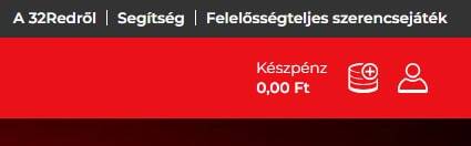 32Red felhasználói fiók
