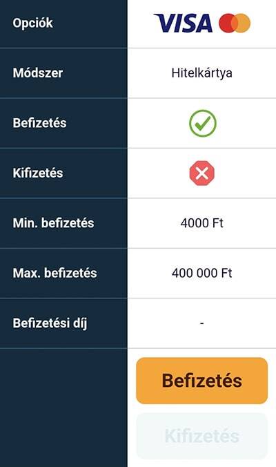 BoaBet befizetés Visa Mastercard BoaBet befizetés Visa Mastercard