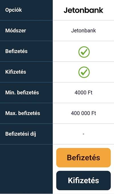 BoaBet befizetés JetonBank e-pénztárca BoaBet befizetés JetonBank e-pénztárca