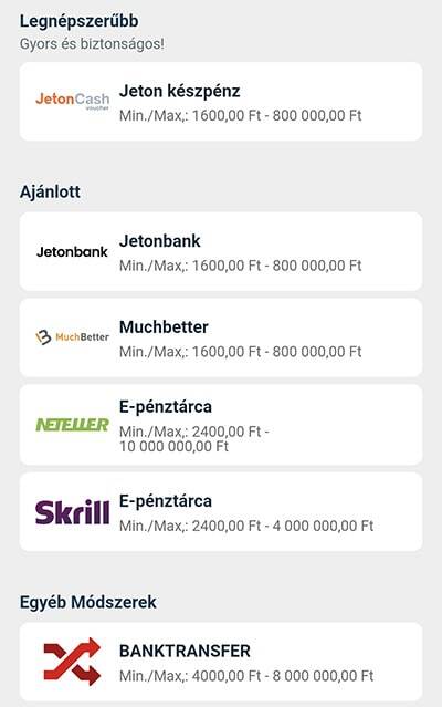BoaBet kifizetés opciók BoaBet kifizetés opciók
